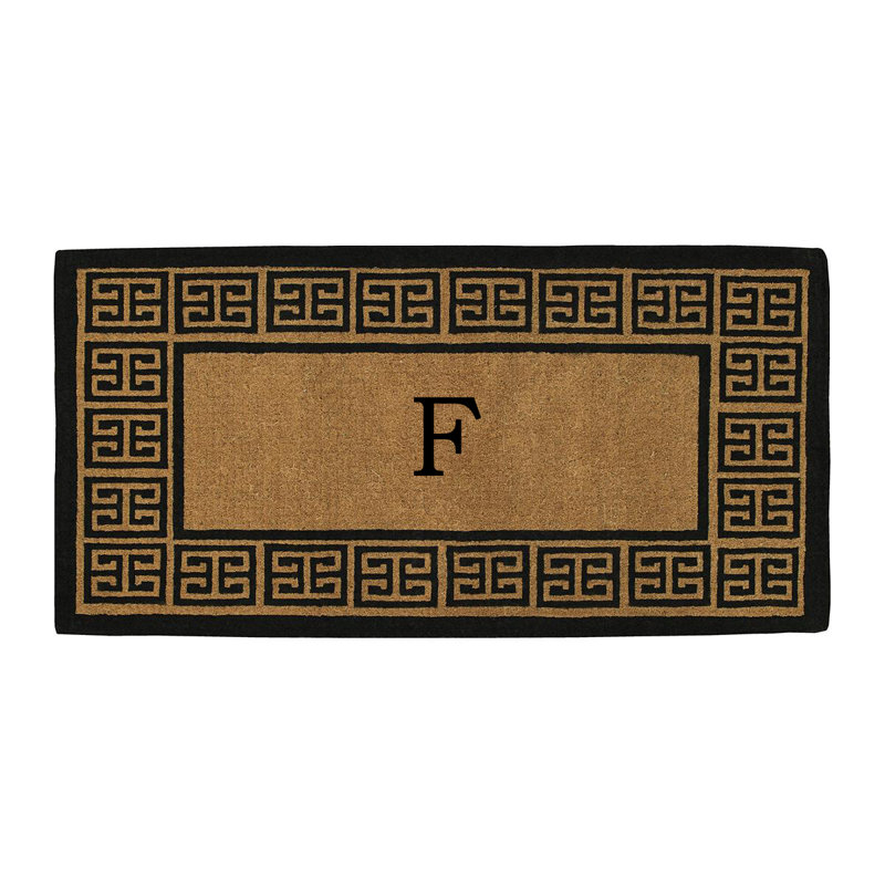 Steinway Geometric Outdoor Doormat, 2' x 3', F