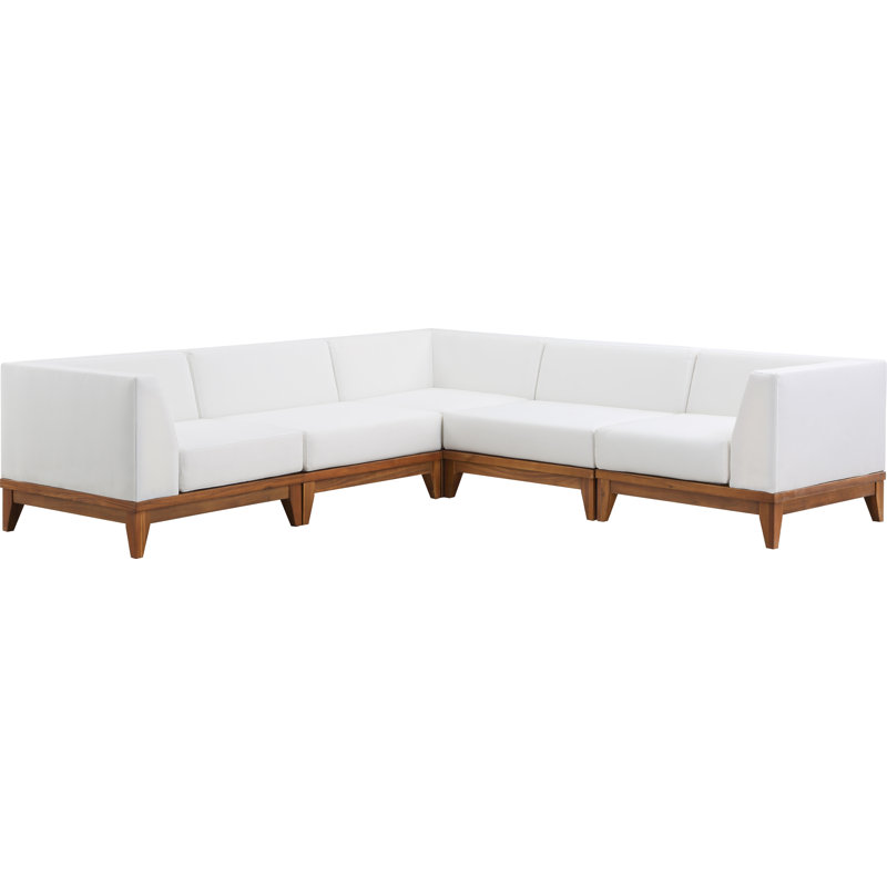 Canapé modulaire d'extérieur de 96,5 po avec coussins Jaceson