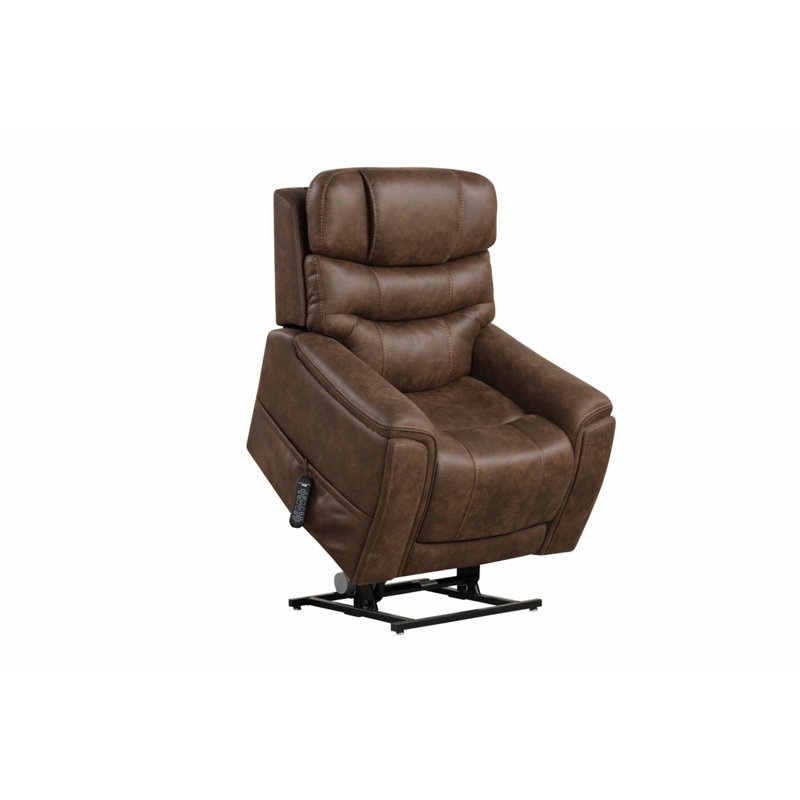 Fauteuil relevable de style transitionnel noyer