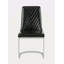 Chaise de salle à manger noire STELLE (ensemble de 2)-424259840