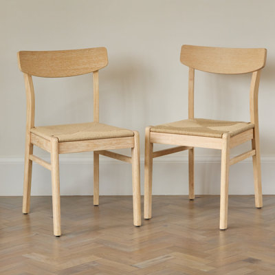 Landgrove 47cm H Solid Wood Low Back Side Chair