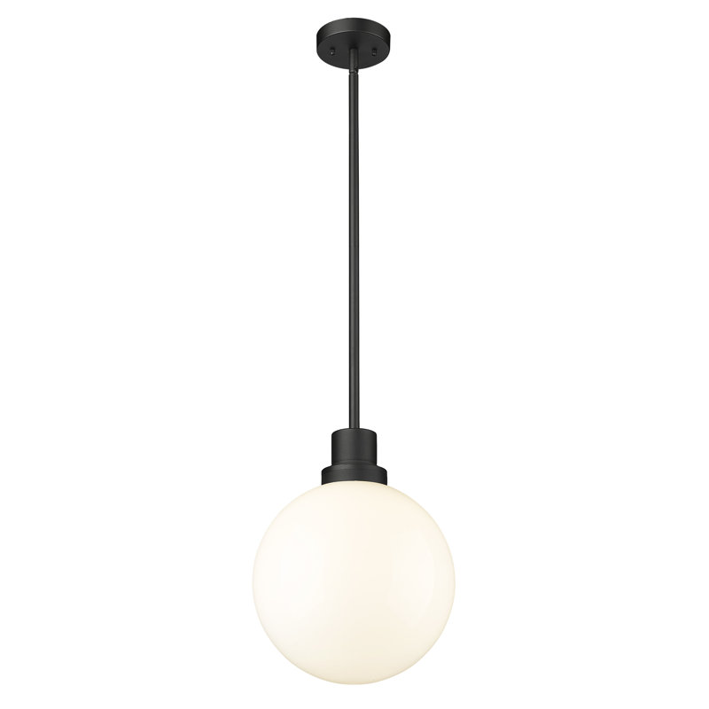 Ayres Outdoor Pendant, 15" H x 12" W x 12" D, Frosted