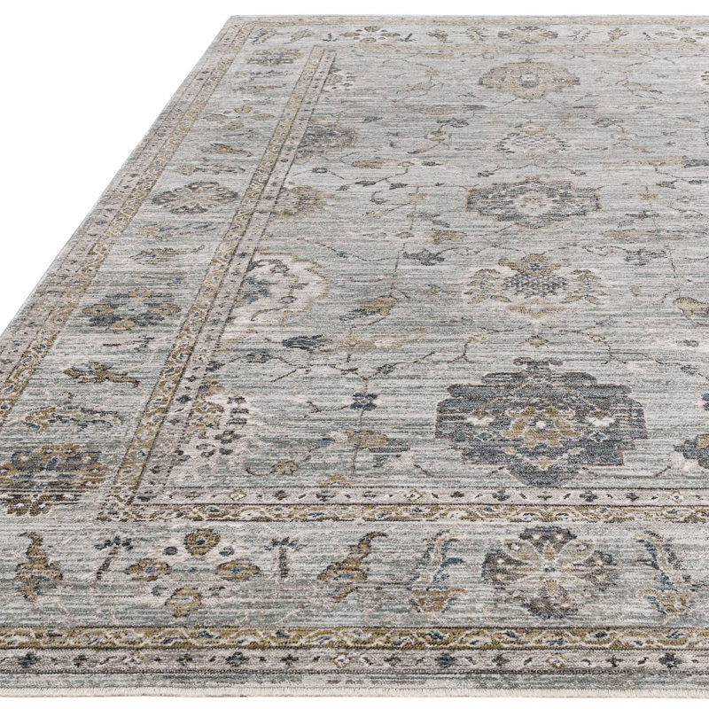 Chavonda Power Loomed Persian Teal Area Rug, Runner 80 x 160cm