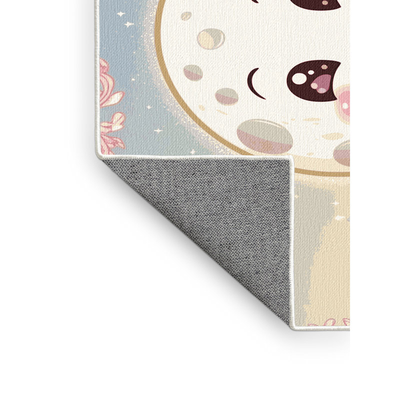 Tapis lavable pour enfant East Urban Home Sky Clouds_Sky011, Rectangulaire 2 pi x 3 pi
