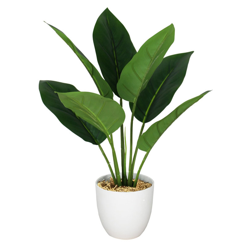 Ananias 45cm Faux Foliage Plant in Pot