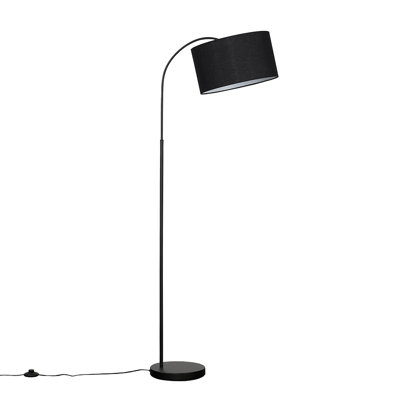 Domani 143cm Gloss Arched Floor Lamp