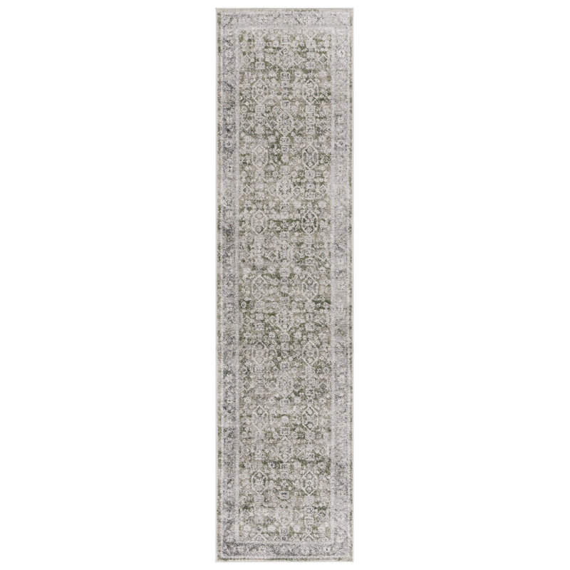 Tapis oriental performance Koltyn Vintage Tabriz, Tapis de couloir 2 pi x 8 pi
