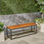 BANC EN BOIS ET MÉTAL JECO INDUSTRIAL