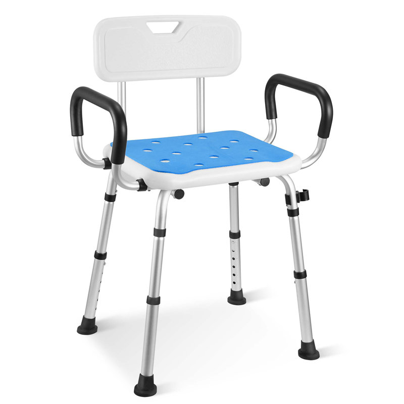 Chaise de bain avec accoudoirs, siège de douche médical, banc de douche de sécurité avec tabouret de bain Bariatric