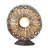 8" Wide Tiffany Jeweled Peacock Wall Sconce