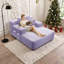 Chaise longue convertible en velours côtelé moelleux avec poche de rangement et support à ressorts-1212794338-1212794339