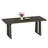 Elmon Rectangle Dining Table, Kitchen Table with Wooden Base-1111398729-1111398728