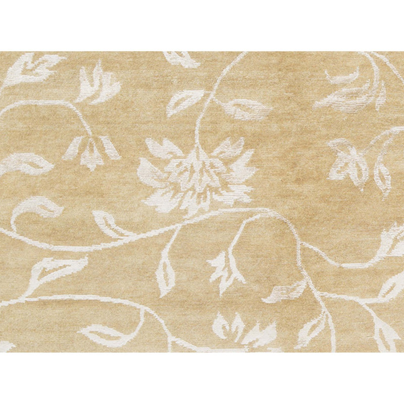 Tapis brun de haute qualité noué à la main