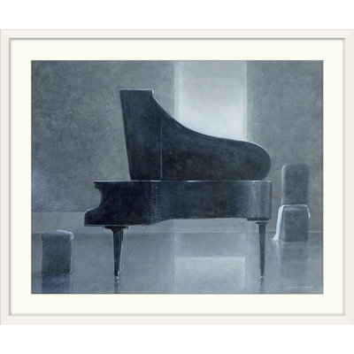 «Ankeus Black Piano, 2004» par Lincoln Seligman, reproduction d'art