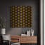 «Nutcracker Pattern Bright II» par Ryan Fowler, art mural en métal doré, 36 po x 36 po-161467239
