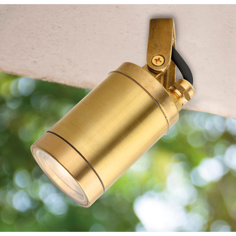 Brass 13cm H Outdoor Armed Sconce, 130cm H x 60cm W x 125cm D