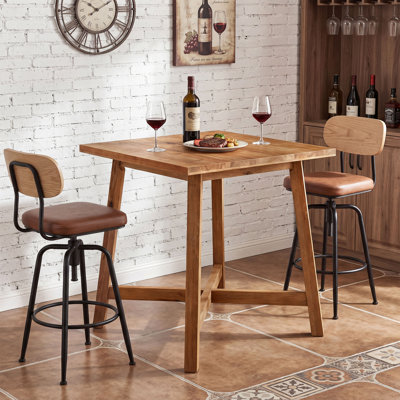 80 cm Solid Wood Home Bar Cabinet
