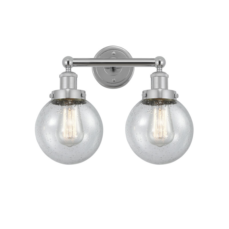 Alphonsa 2 - Light Dimmable Vanity Light, Mercury, Polished Chrome