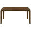 Table de salle à manger rectangulaire foncée Warren (table seulement)
