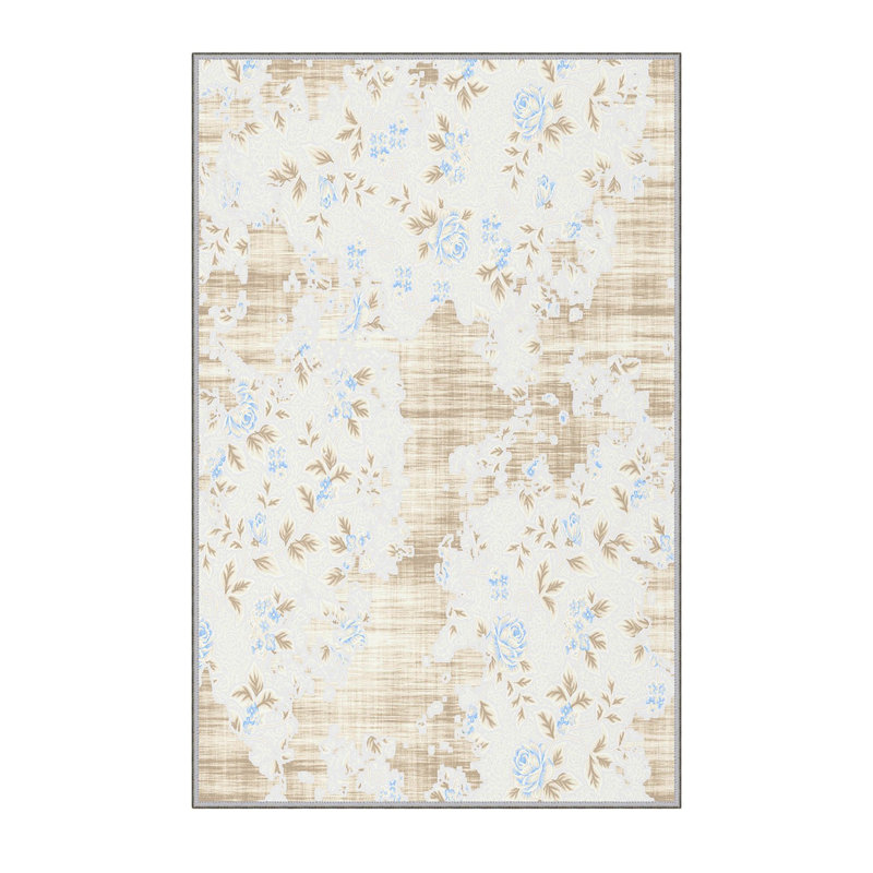 Premium 3D Digital Printed Carpet, 4.0 x 5.9 ft, 100% Polyester, Pile Height: 0.3 in, 650 g/m² | Antibacterial, Non-Slip Underside | Machine Washable, Ideal for Living Room, Bedroom, and Kids' Spaces
