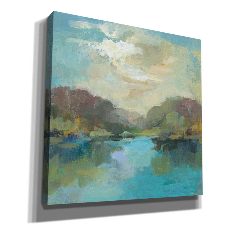 «Mini Landscape» par Silvia Vassileva, art mural sur toile, H 12 po x l 12 po x P 0,75 po