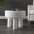 Inderpreet 17.75" Contemporary Minimalist Curvy High Indoor/Outdoor Accent Table-33506925
