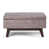 Distressed Gray Taupe Faux Leather