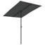 Parasol de jardin anthracite à hauteur réglable-939256353