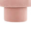  Fauteuil d'appoint rond et pivotant à dossier demi-tonneau, fauteuil de coiffeuse en molleton Teddy, rose-1060671736