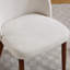 Set of 2 Upholstered Dining Chairs, Soft Fabric Seat, Solid Walnut-Finish Wood Legs, Modern Kitchen-1044421196