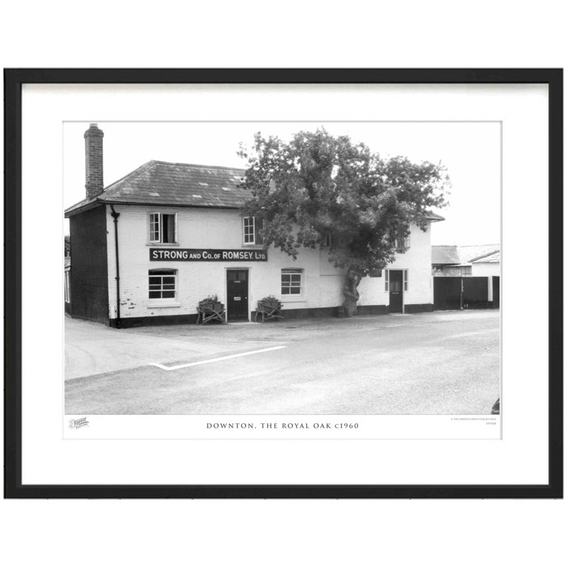 Downton, The Royal Oak C1960 by Francis Frith - Single Picture Frame Print, 45cm H x 60cm W x 2.3cm D