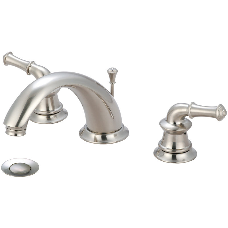 Del Mar Widespread Bathroom Faucet, Brushed Nickel