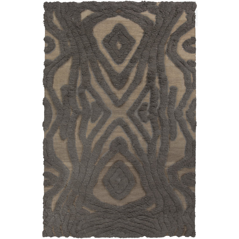 Aubriana Wool Geometric Indoor Rug, Rectangle 8' x 11'