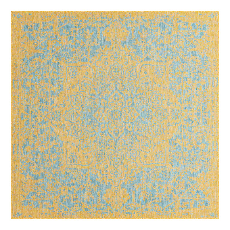Jill Zarin Dubai Indoor/Outdoor Rug, Square 7'10"