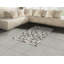 Tapis décoratif floral à haute densité en fibres de polyester-42030185