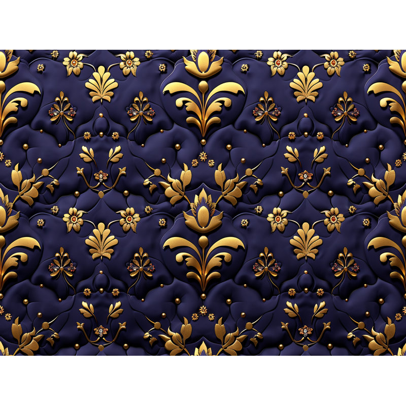 Floral Illustration Bathroom Ikat Comforter, Twin Extra Long Comforter 