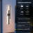 36.9”H Black Dimmable LED Outdoor Wall Lantern Sconce With Frosted Glass
