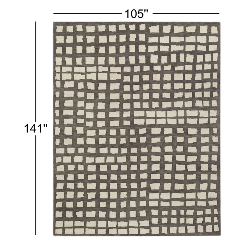 Rudy Hand Tufted Wool Indoor Rug, Rectangle 8'9" x 11'9"