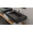 Badeloft 31.4" x 19.6" Stone Resin Wall Mounted Bathroom Sink WT-04-D-GBLK in Glossy Black