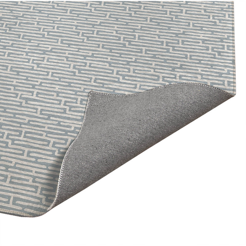 Tapis de bureau Twilight Labyrinth, L 5 pi x L 3 pi, Bleu ardoise
