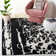 Tapis noir / blanc cassé Amica