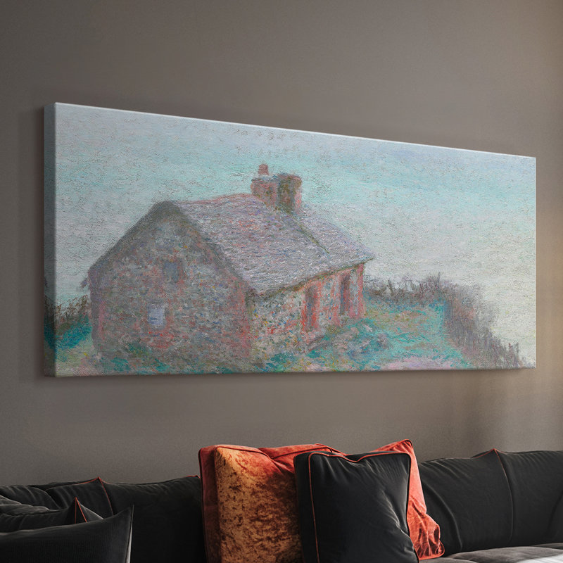 Série paysage - CCLxxix - Toile tendue avec châssis - Prêt à accrocher, H 16 po x l 40 po