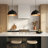 Modern Glossy Black Dome Chandelier