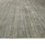 Rayé tissé à plat à la main argent/gris Tapis décoratif en laine Adamsburg-21791295
