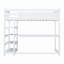 Lit mezzanine avec tablettes de rangement et bureau sous le lit-2097022958-2097022957
