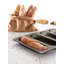 Mini baguette en silicone perforée brillante
