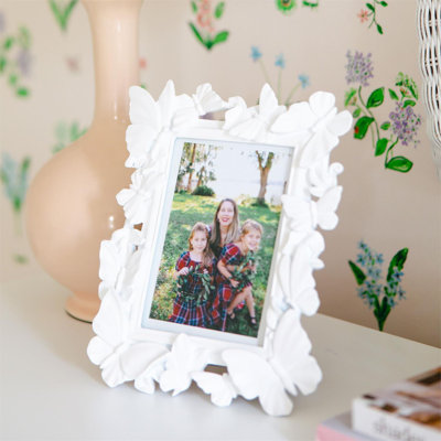 Papillon blanc H 10,5 po H