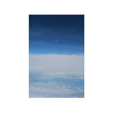 Moon Over Clouds Print by Francis Augustine