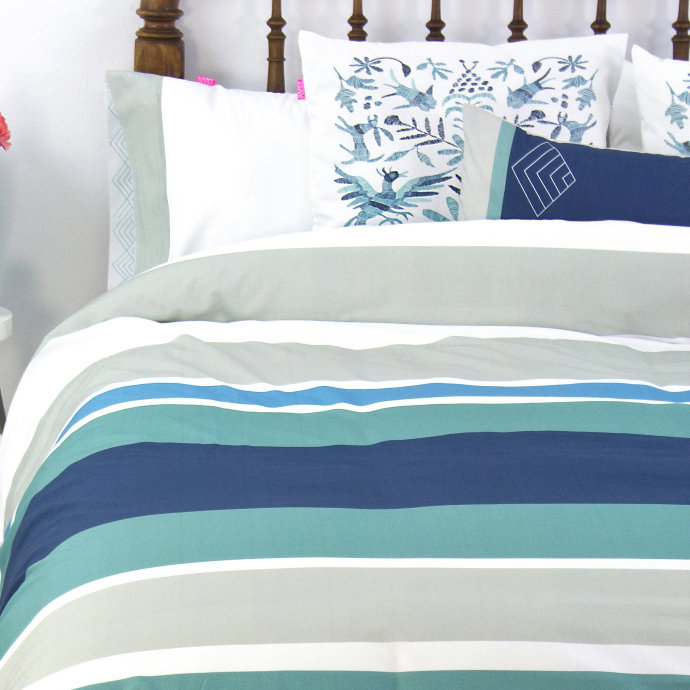 Sea Line Multi-colour, European King (160 cm x 200 cm)