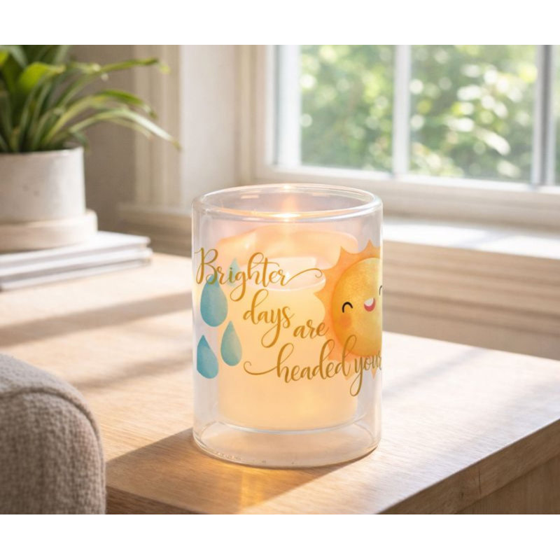 Bougeoir «Bright Days Are Your Way»